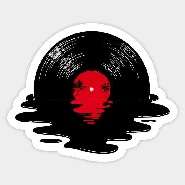 Vinyl Record Stickers